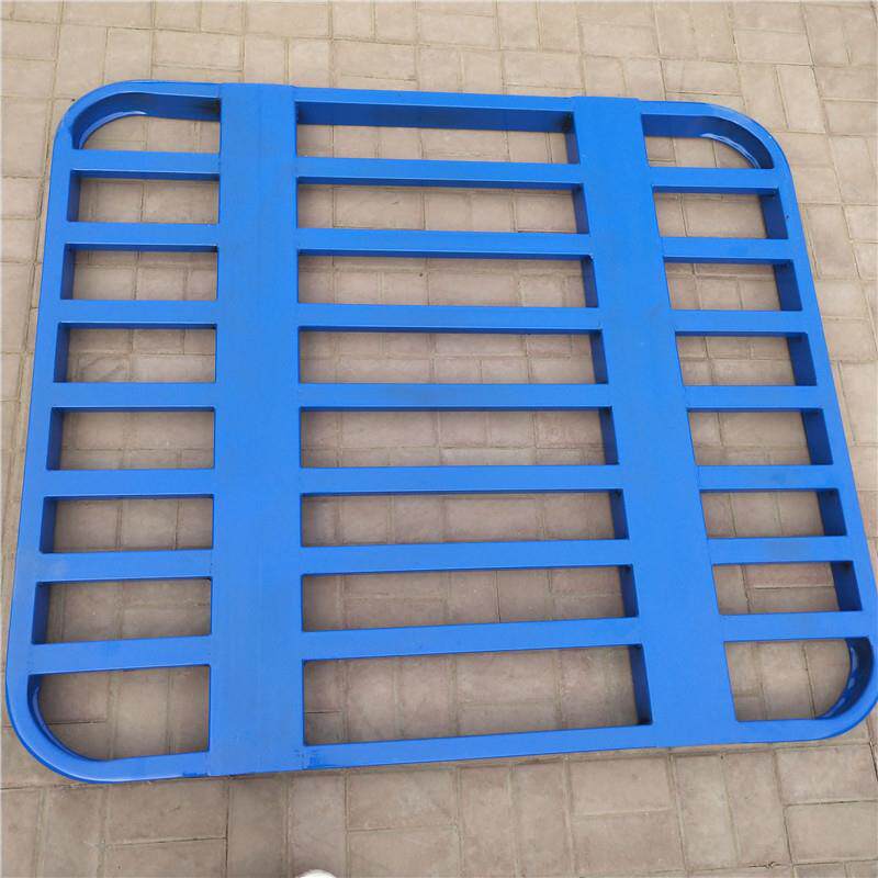 叉车金属托盘仓储重型货架铁托盘防潮栈板钢制仓库托盘垫仓板河北