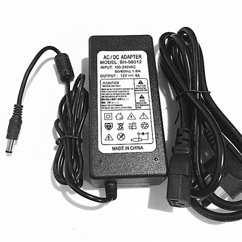 12V8A监控POE交换机摄像头直流开关电K源适配器摄像机稳压保护室