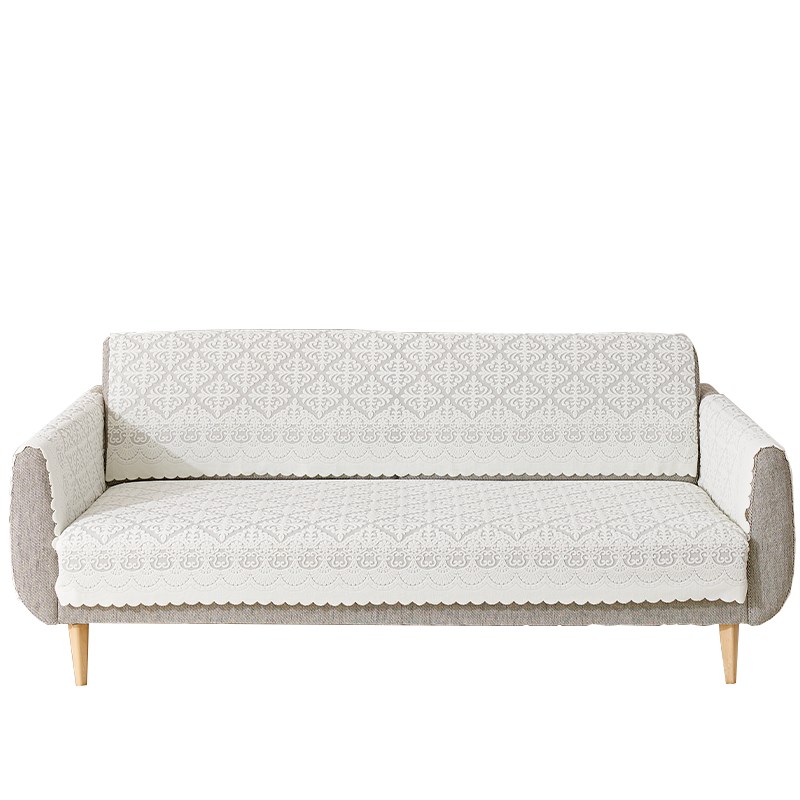 2023新款g沙发巾蕾丝靠保护壳巾长条後背巾搭巾扶手盖布客厅沙发