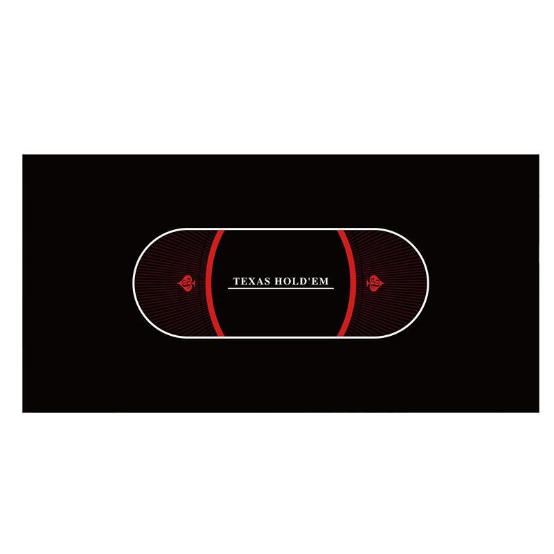 德州扑克桌布垫专用橡胶垫筹码桌垫德扑桌布加厚椭圆形扑克牌垫子