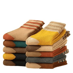 长袜毛圈袜加绒加厚保暖棉袜 中筒袜秋冬季 双11特惠立减50