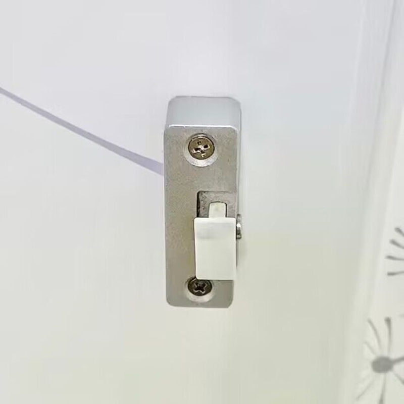 阳台锁舌不锈钢门窗无框平移玻璃门插销窗户锁Q推拉锁扣配件插销