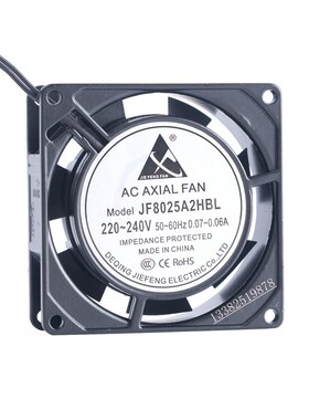 全新原装 SF8025AT JF8025A2 HBL 8025/220V轴流散热风扇静音风机