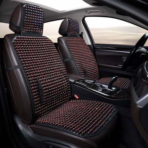 夏季专用木珠汽车坐垫防滑透气免绑通F用单张座垫夏天通风珠子凉