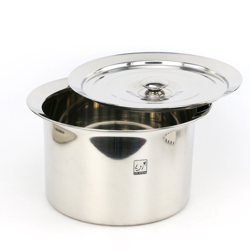 特厚不锈钢22cm直身油盆26vcm油缸24cm直身油鼓油缸调料盆滤油菜