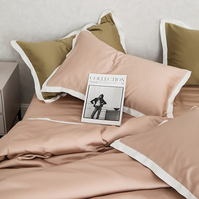 轻奢60支兰精天丝夏季四件套 丝滑凉感莱赛尔纤维冰丝床上用品