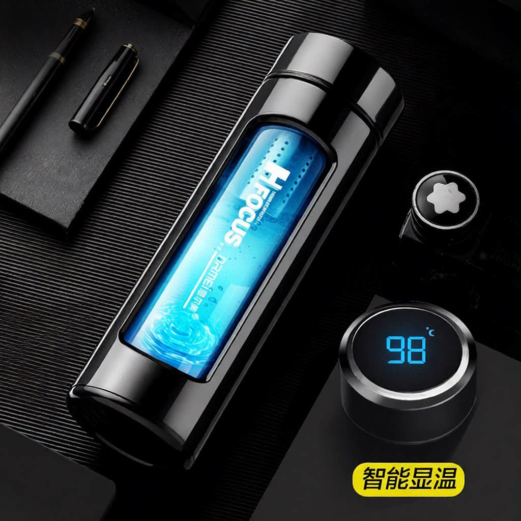 恩尔美茶水分离玻璃杯透明高档创