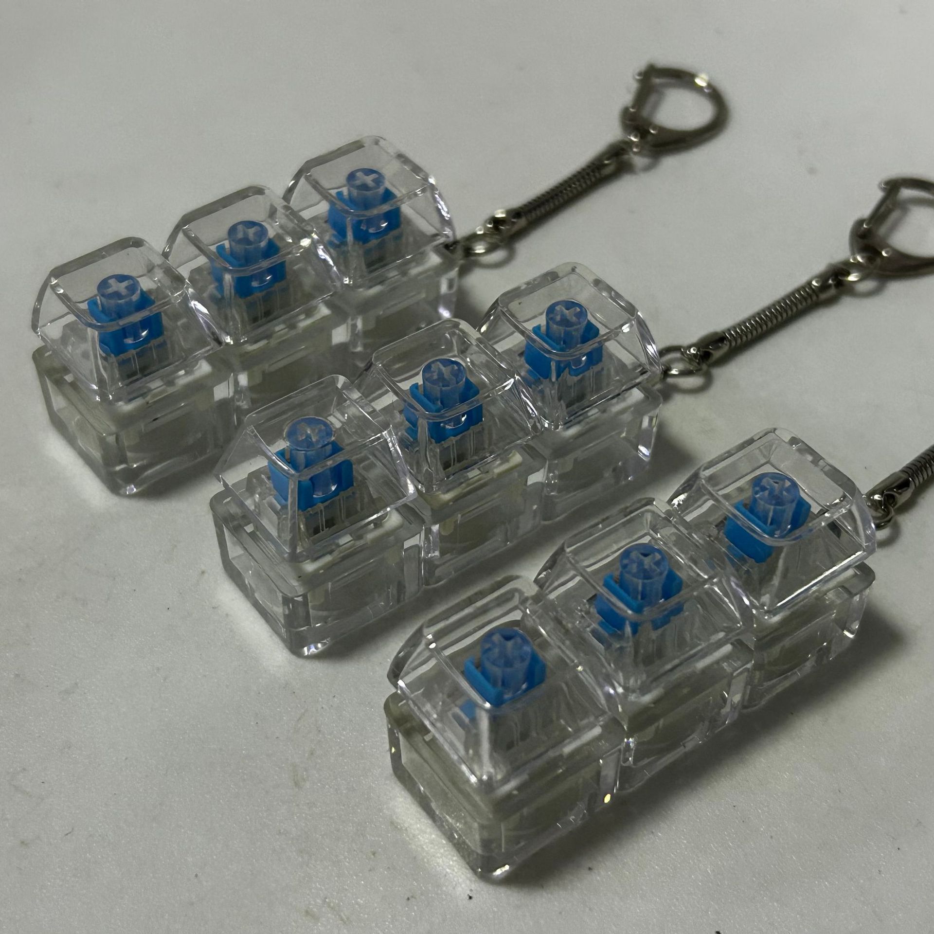 机械键盘发光透明轴器水晶键帽X图片