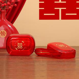 结婚杯子一对女方牙刷口杯皂盒洗漱套装 嫁妆物品女方全套用品大全