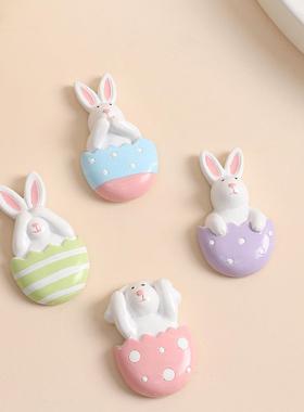 复活节装饰品ins风创意复活兔树脂冰箱贴家居派对节日礼品