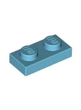 乐高/LEGO 6097419 3023 6225 28653 中湖蓝色 1x2基础板 4619511