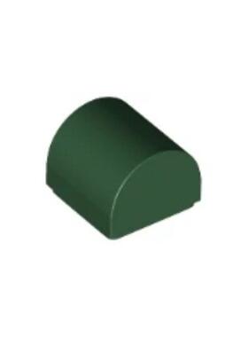 乐高/LEGO积木零件 6312450 49307 深绿色 1x1 光面斜板弧形