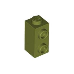 乐高/LEGO零件 6469109 32952 橄榄绿色 1x1x1-2/3单侧双凸点砖