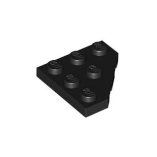 LEGO积木零配件 2450 乐高 4227684 245026 黑色 3x3楔形板