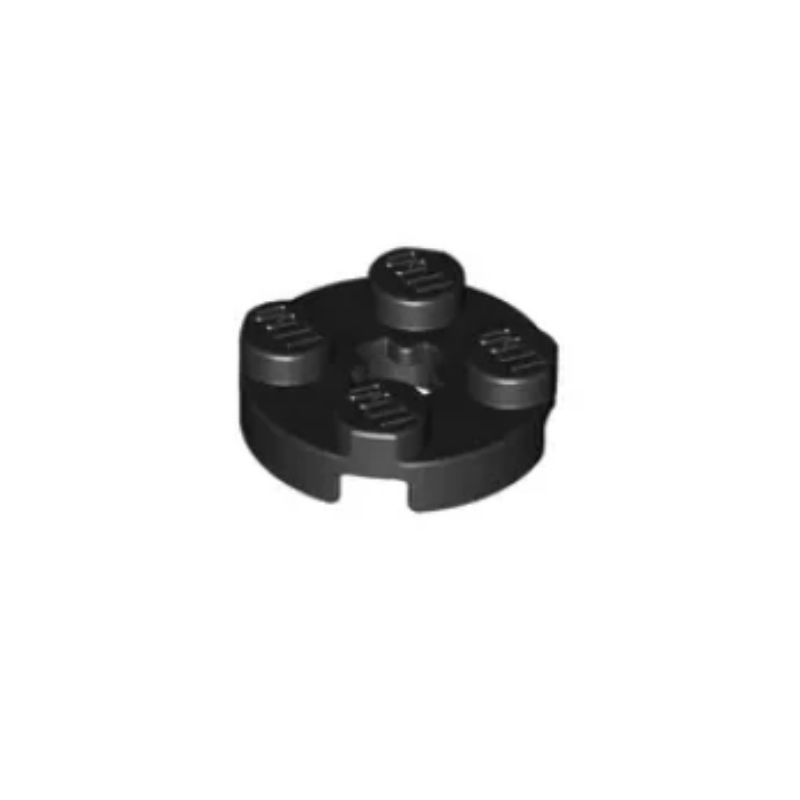 乐高/LEGO积木零件 403226 4032 黑色 2x2 带孔圆形板