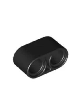 乐高/LEGO积木零配件 4177444 43857 黑色 1x2 厚带孔臂 4385726