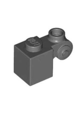 乐高/LEGO积木零配件 6388131 20310 深灰色 1x1x2 特殊装饰砖