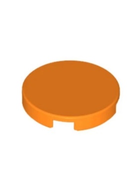 乐高LEGO积木零件 6092770 14769 4150 83056 橙色 2x2光面圆板