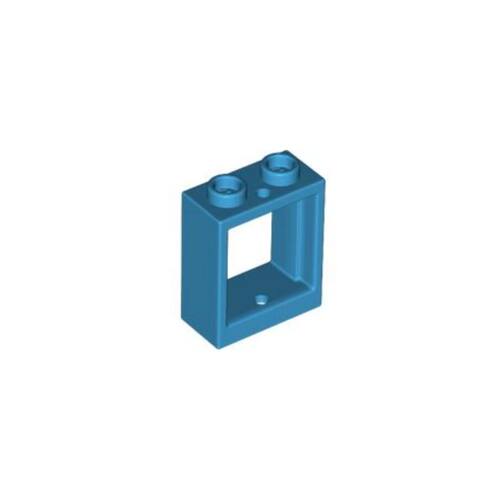 乐高LEGO零件 6382731 60592 深湖蓝色 1x2x2 窗框 79128 6251822