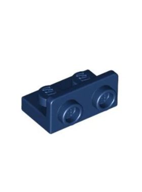 乐高/LEGO积木零配件 6371455 99780 深蓝色 1x2 反向托架壁板