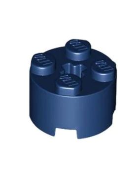 乐高/LEGO积木零件 4505985 3941深蓝色 2x2 圆柱砖