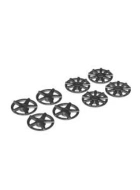 乐高LEGO积木零件 6323457 72210 钛金属色 5幅 9幅 轮毂盖 speed