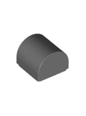 乐高/LEGO积木零件 6333129 49307 深灰色 1x1 光面斜板弧形66187