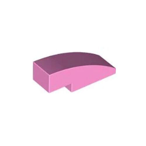 乐高/LEGO积木零件 6133062 50950 亮粉色 1x3 弧形砖