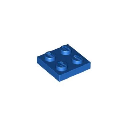 乐高/LEGO积木零配件 302223 3022 94148 蓝色 2x2基础板 4613973