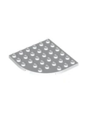 乐高/LEGO积木零配件 6057460 6003 白色 6x6 弧形板