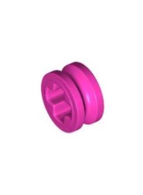 乐高/LEGO零件 6443852 4265 32123 42136 深粉色 1/2 十字轴套