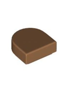 乐高/LEGO零件 6349124 24246 35399 中肉色 1X1 半圆光面板