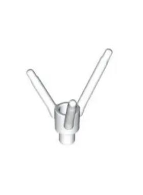 乐高/LEGO积木零配件 6334087 24855 白色 植物 花茎干 3树杈