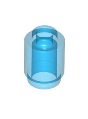 乐高/LEGO零件 6238044 3062 30068 透明深蓝色 1x1圆柱砖 35390