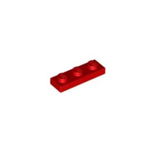 LEGO积木零件 3623 乐高 362321 基础板 红色 1x3