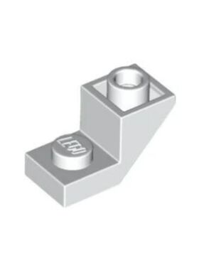 乐高/LEGO积木零配件 6458097 2310 白色 1x2x1 反向斜坡砖