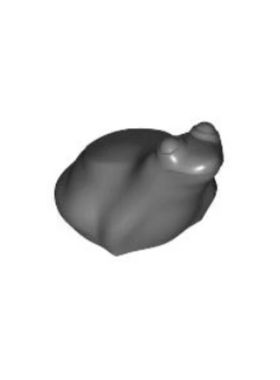 乐高/LEGO零件 6171103 33320 深灰色 青蛙 动物 28841 4272368