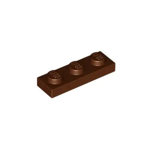 乐高/LEGO积木零配件 4211152 3623 棕色 1x3 基础板