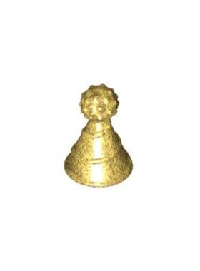 乐高/LEGO积木零件 6287612 24131 珍珠金色 派对帽 生日帽子