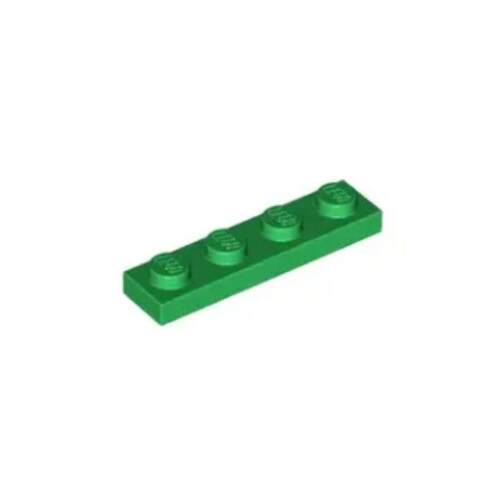 乐高/LEGO积木零件 371028 3710 绿色 1x4 基础板