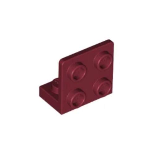 乐高/LEGO积木零件 6335330 99207 深红色 1x2-2x2 反向托架件