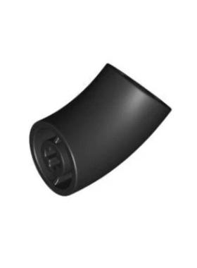 乐高/LEGO积木零件 6305216 65473 黑色 圆弧形连接件