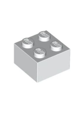 乐高/LEGO积木零配件 300301 3003 6223 白色 2x2 基础砖 4103592