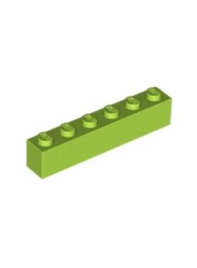 乐高/LEGO积木零配件 4537919 3009 浅绿色 1x6 基础砖