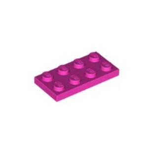 乐高/LEGO积木零配件 6056263 3020 深粉红色 2x4 基础板