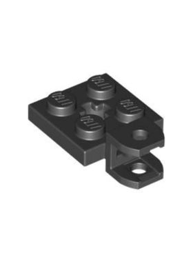 乐高/LEGO零件 6273226 42478 63082 黑色 2×2带球基座板4529064