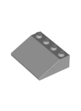 乐高/LEGO积木零件 4211420 3297 3016 浅灰色 3x4 斜坡面砖