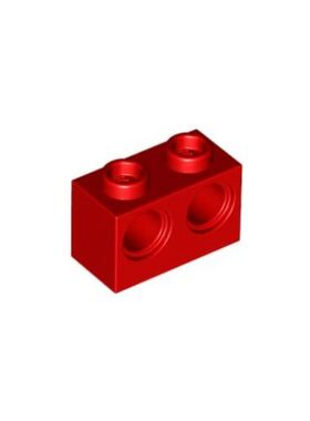 乐高/LEGO积木零件 4179355 32000 红色 1x2 带2孔砖孔梁