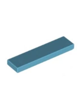 乐高/LEGO 4624705 2431 91143 中湖蓝色 1x4光面板 35371 100687