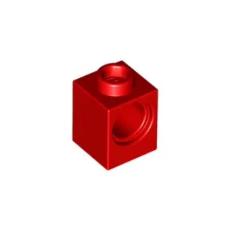 乐高/LEGO积木零件 654121 6541 红色 1x1带1孔砖孔梁 科技配件